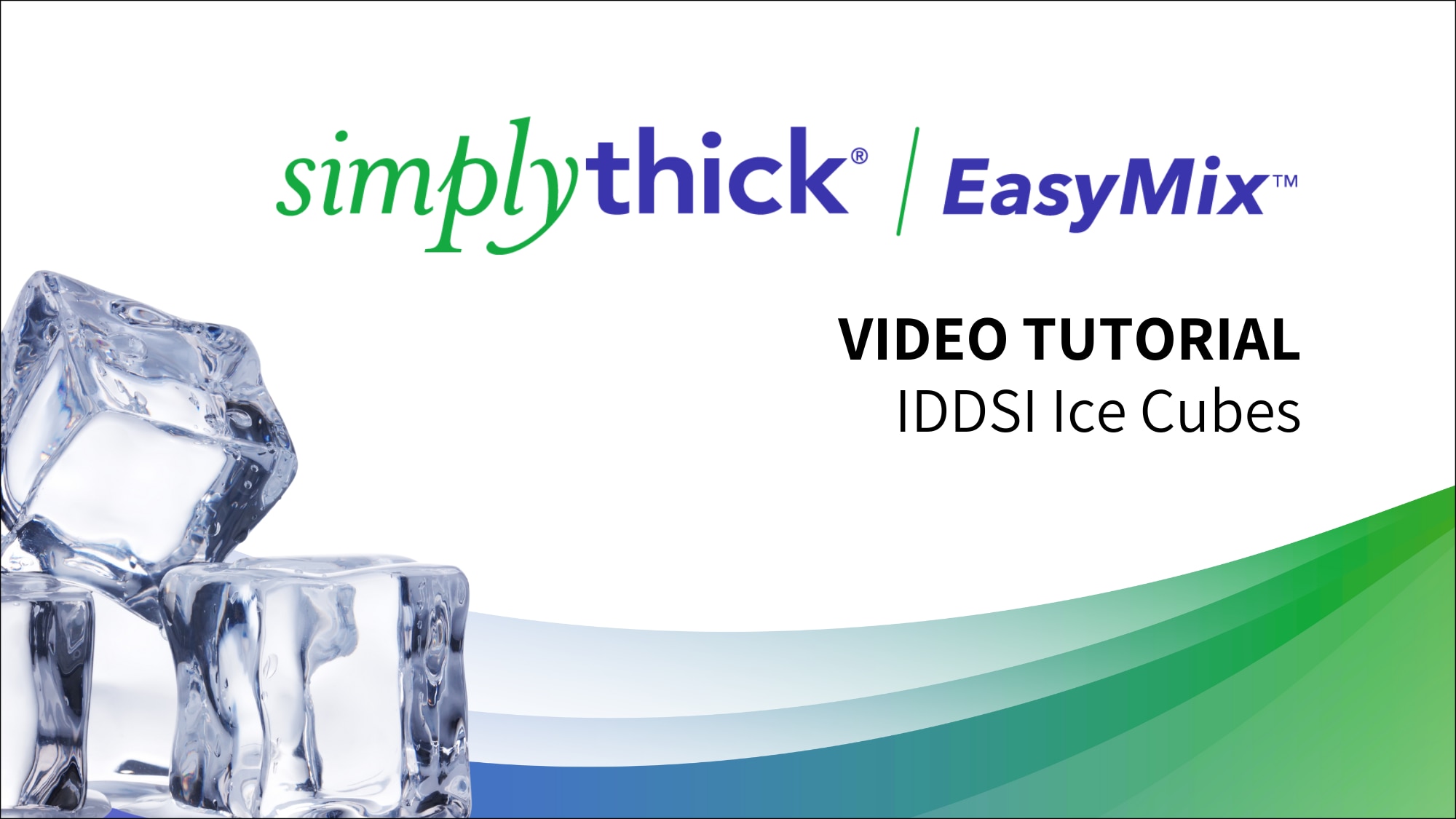 IDDSI Ice Cubes