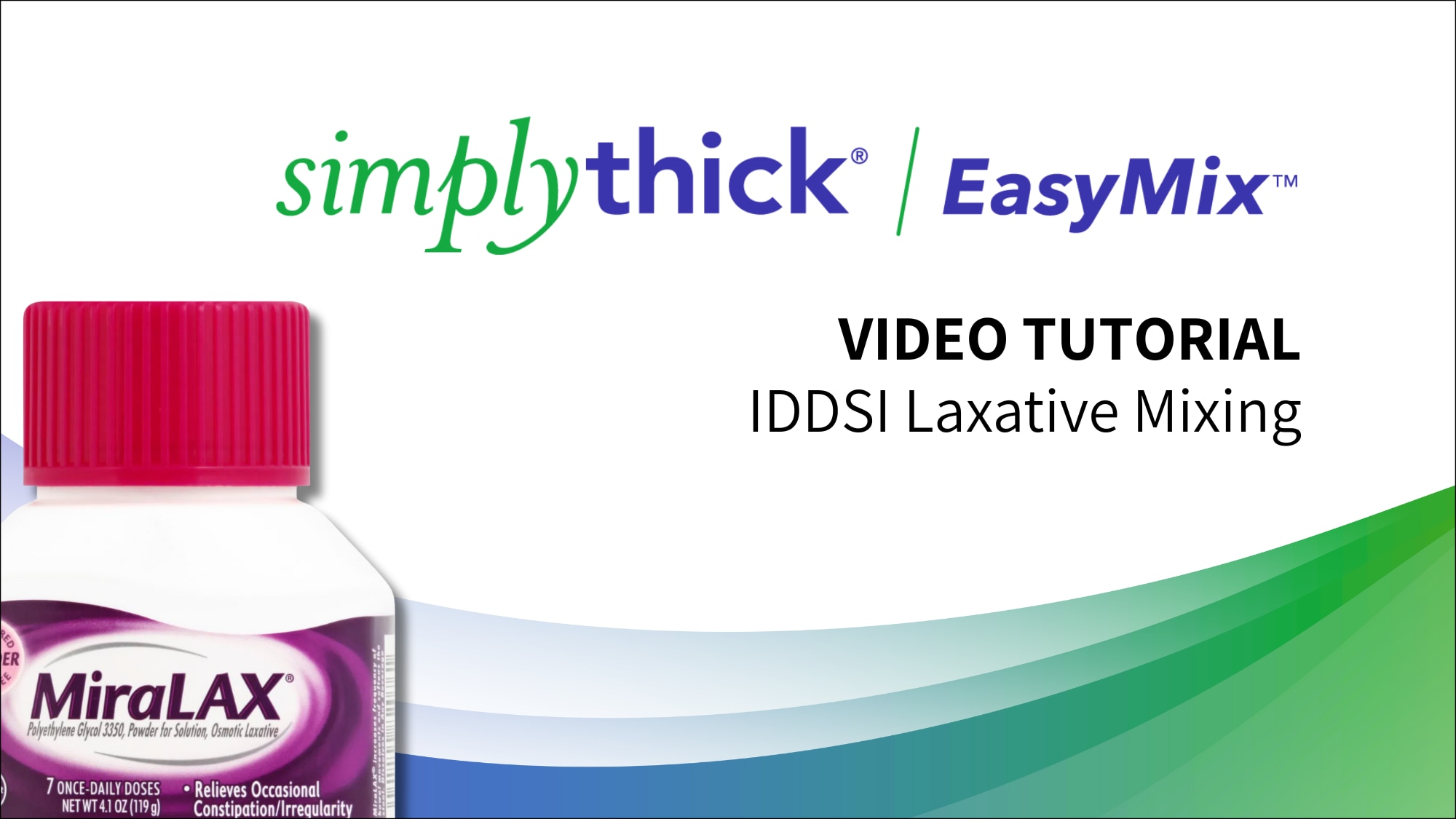 IDDSI Laxative Mixing